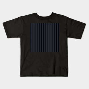 Blue Charcoal Stripe by Suzy Hager    Black & Stripe Kids T-Shirt